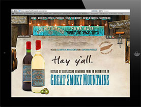 Alcoholic Beverage Web Design